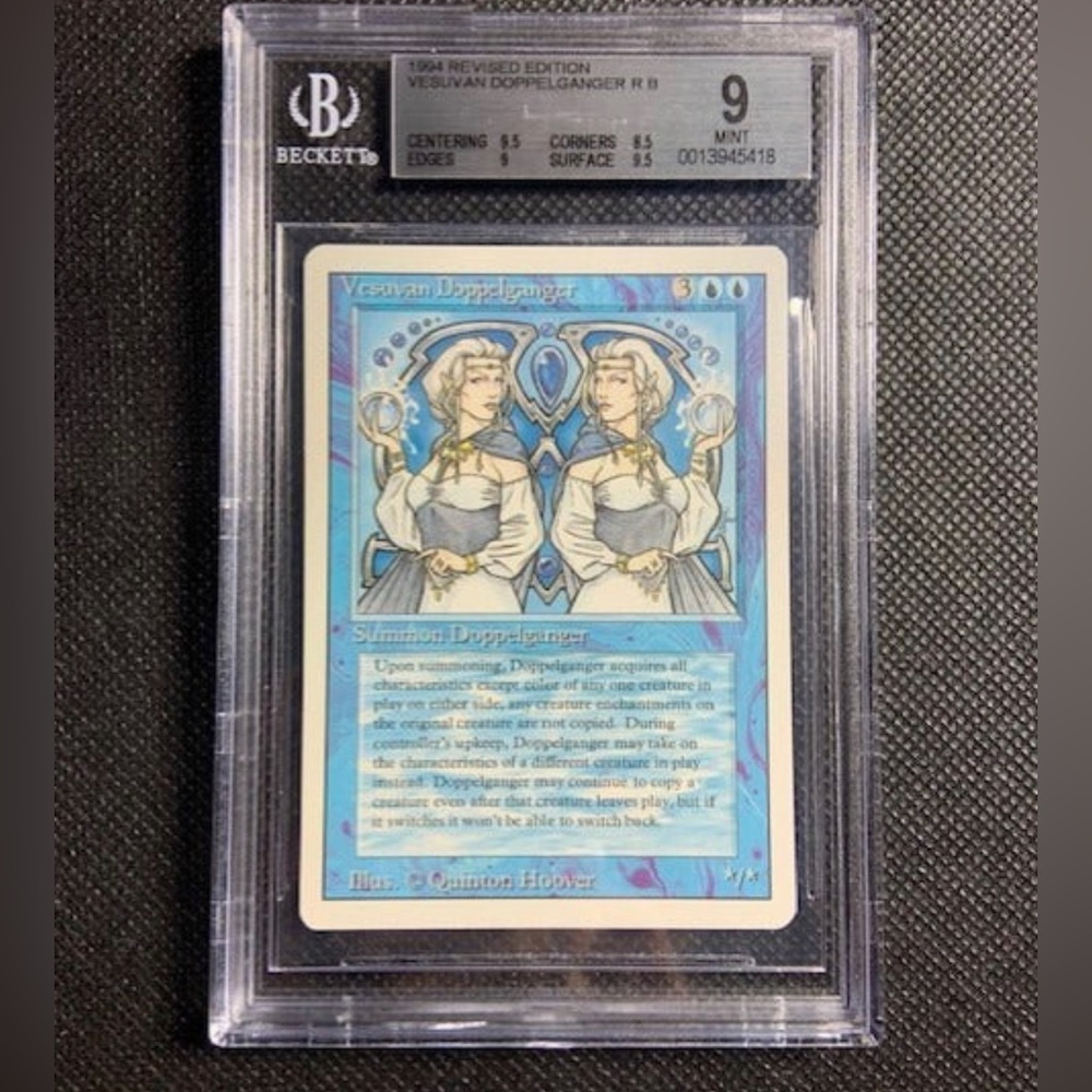 1994 MTG Magic 3rd Edition Revised Vesuvan Doppelganger R B BGS 9 Mint Vintage